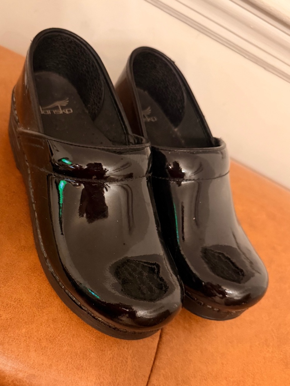 DANSKO Professional Clogs - Black Patent Leather